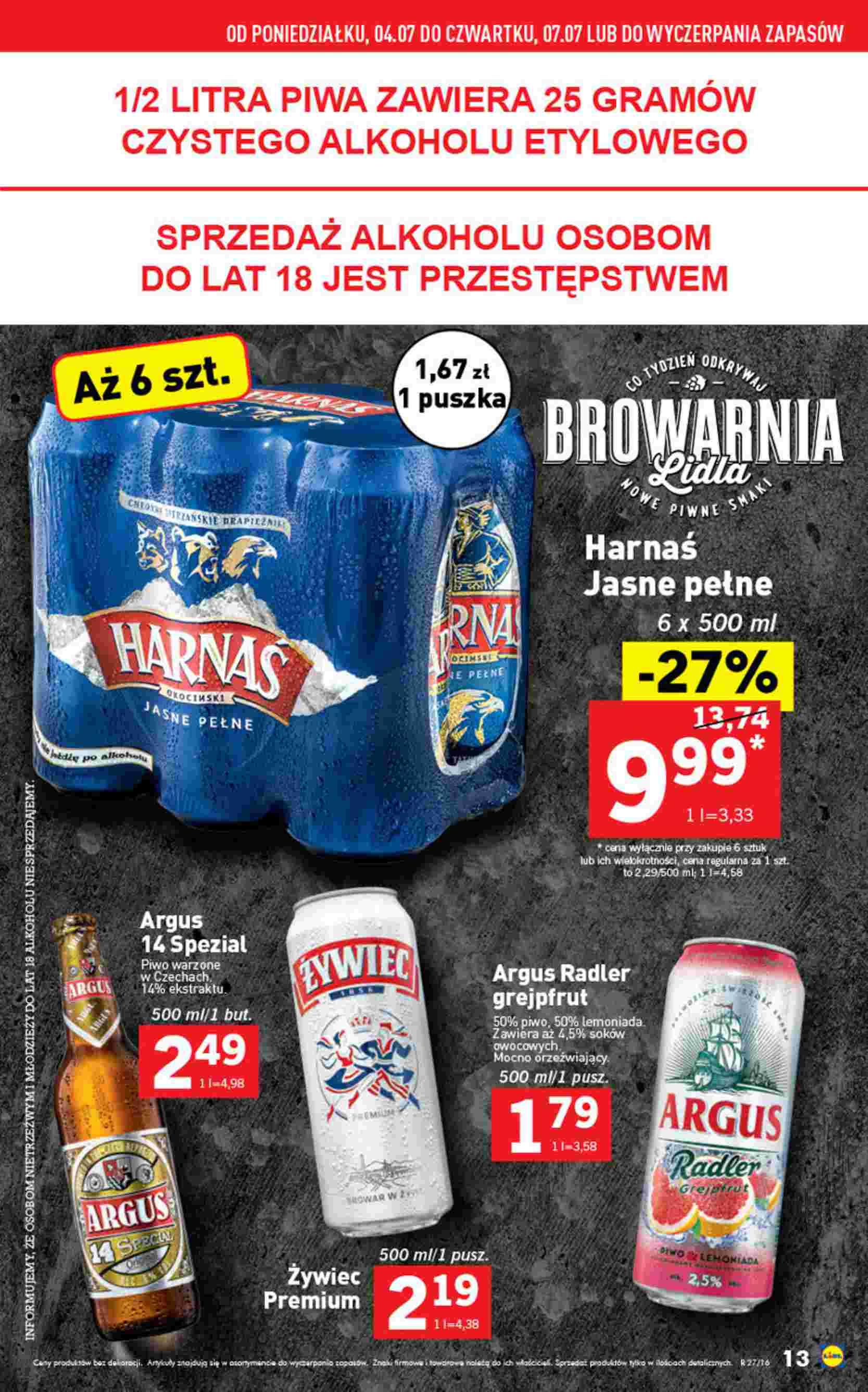 Gazetka promocyjna Lidl do 10/07/2016 str.13