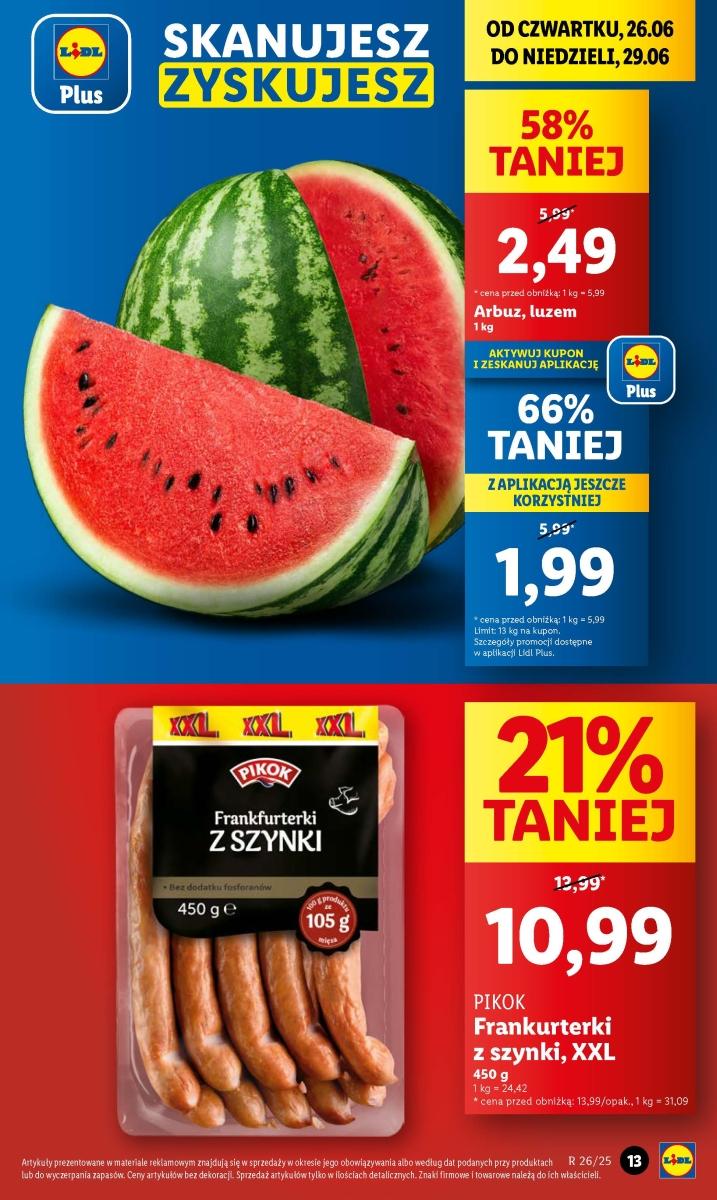 Gazetka promocyjna Lidl do 29/06/2025 str.13