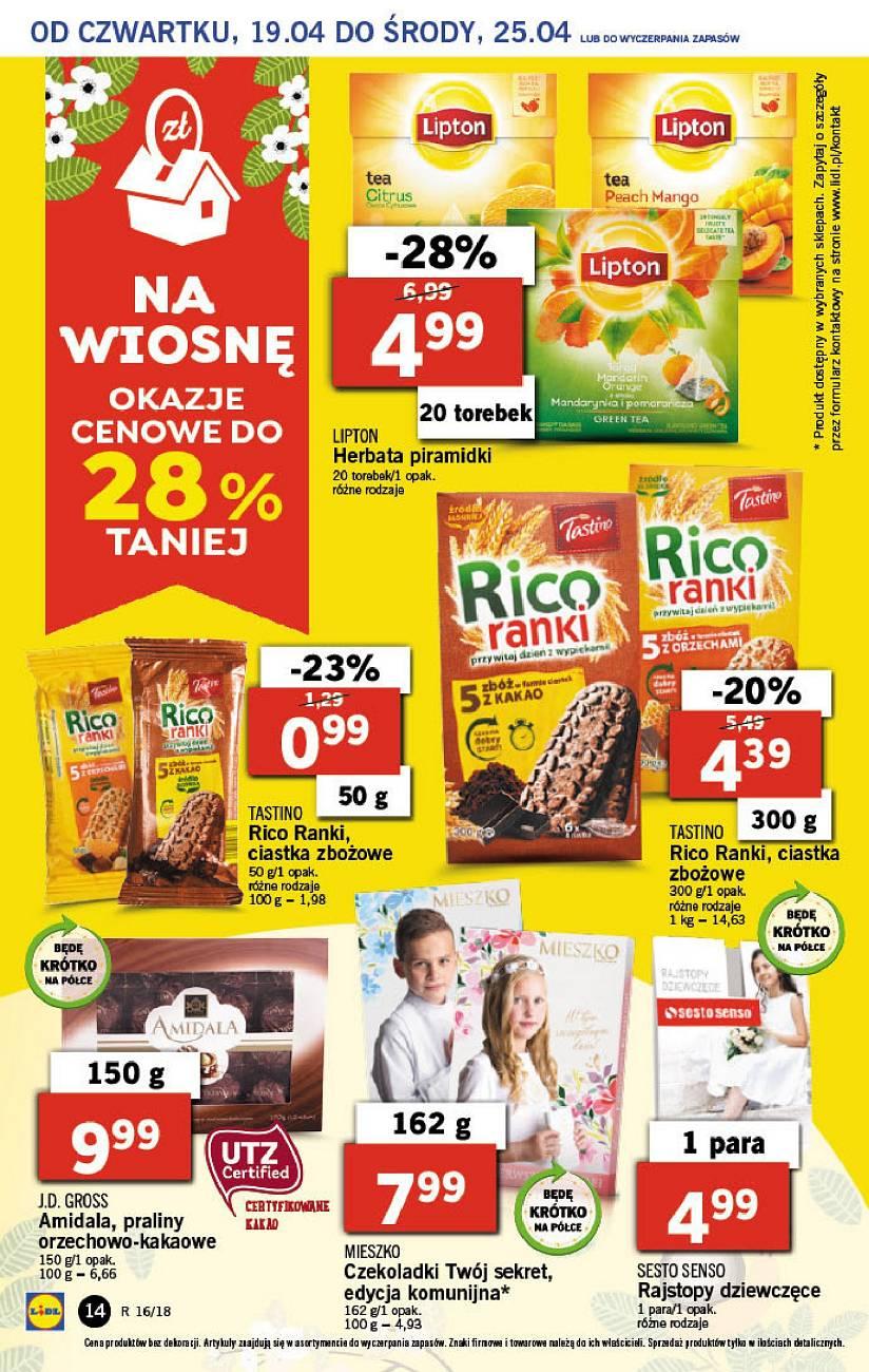 Gazetka promocyjna Lidl do 21/04/2018 str.14