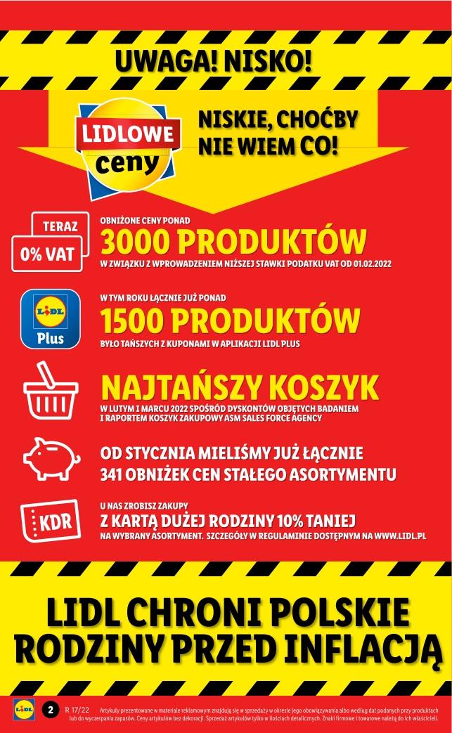 Gazetka promocyjna Lidl do 30/04/2022 str.1