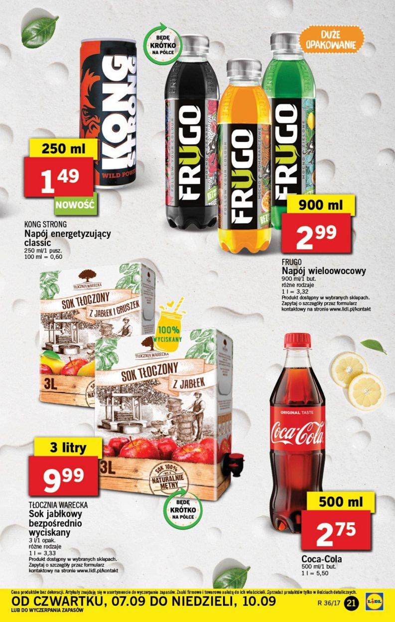 Gazetka promocyjna Lidl do 10/09/2017 str.21