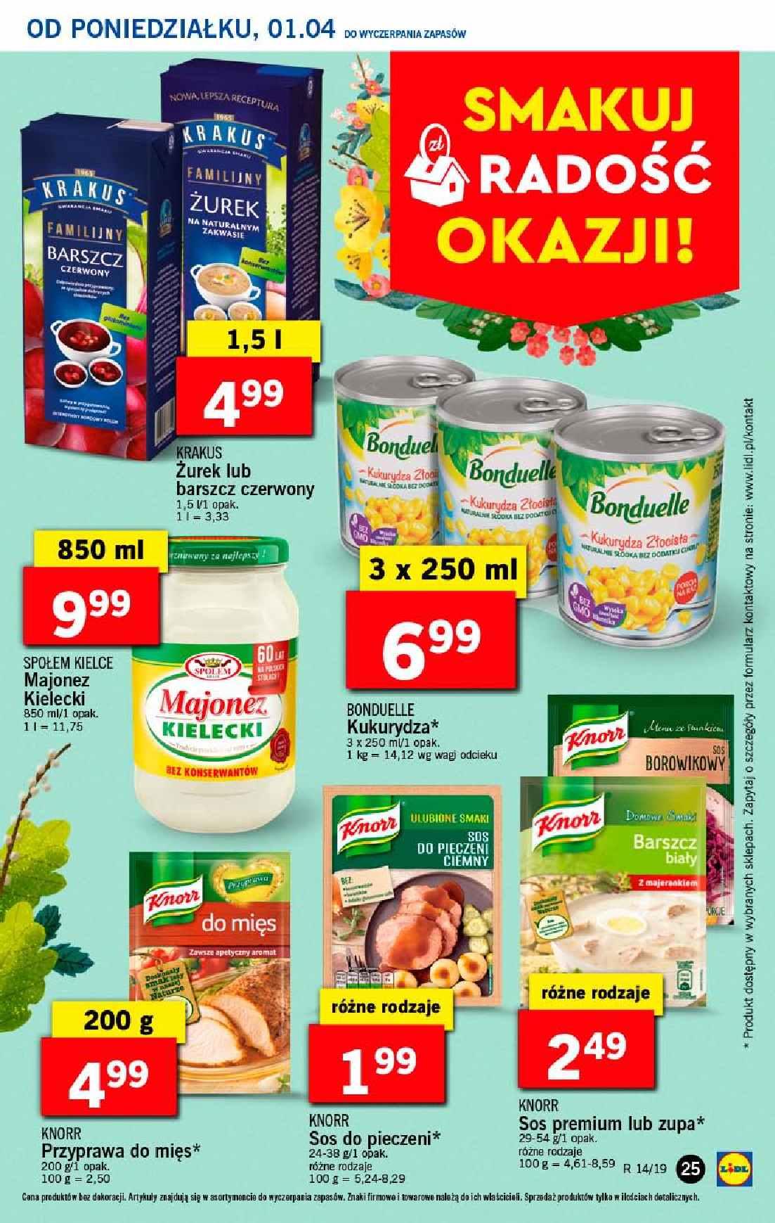 Gazetka promocyjna Lidl do 03/04/2019 str.25