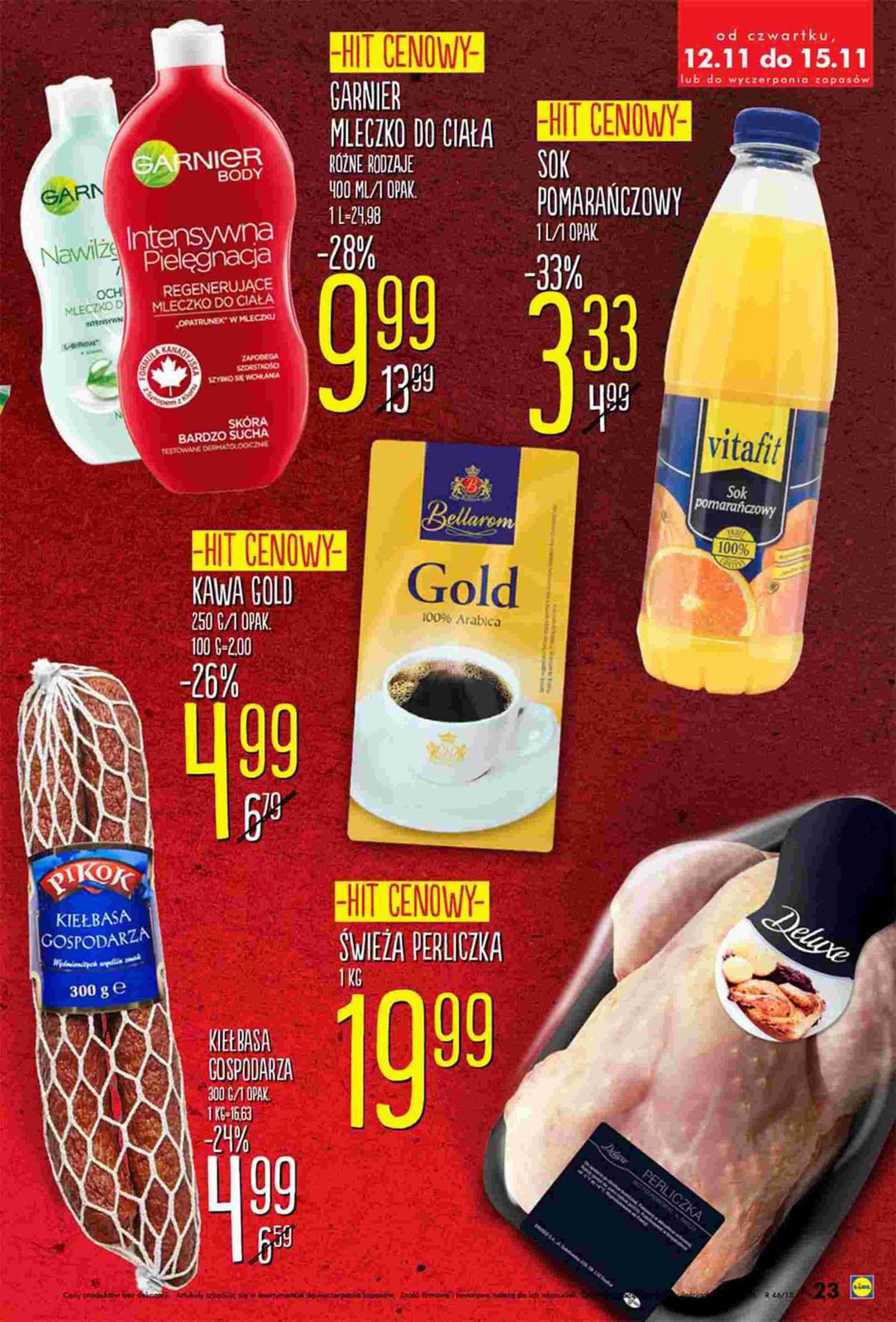 Gazetka promocyjna Lidl do 15/11/2015 str.23