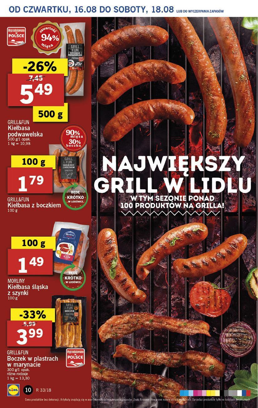 Gazetka promocyjna Lidl do 18/08/2018 str.10