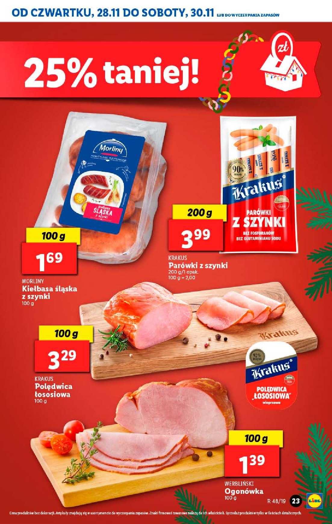 Gazetka promocyjna Lidl do 30/11/2019 str.23