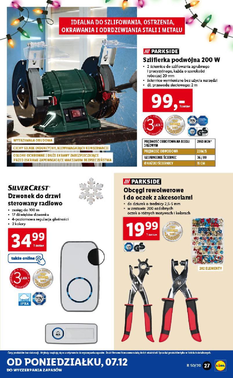 Gazetka promocyjna Lidl do 12/12/2020 str.27