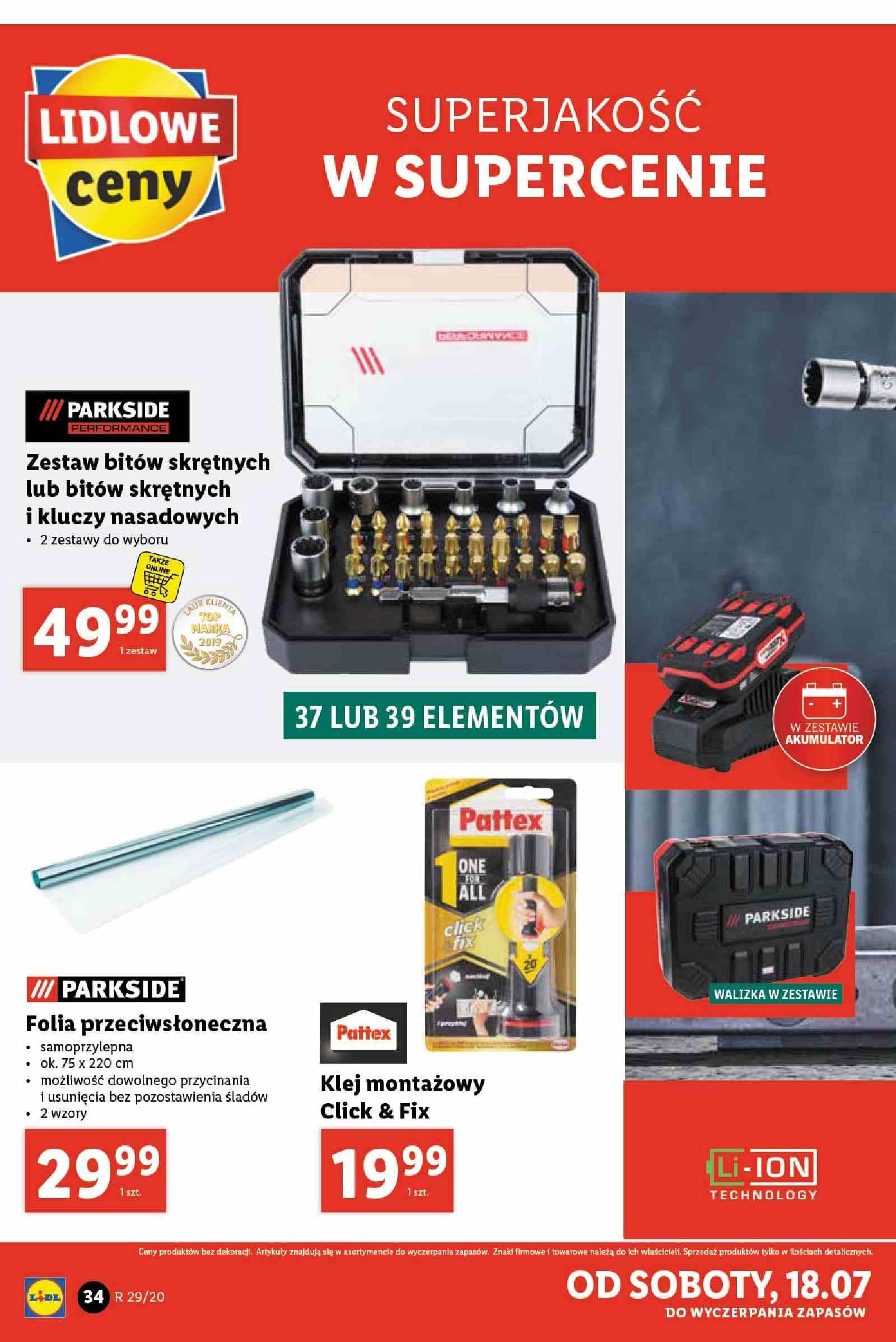 Gazetka promocyjna Lidl do 18/07/2020 str.34