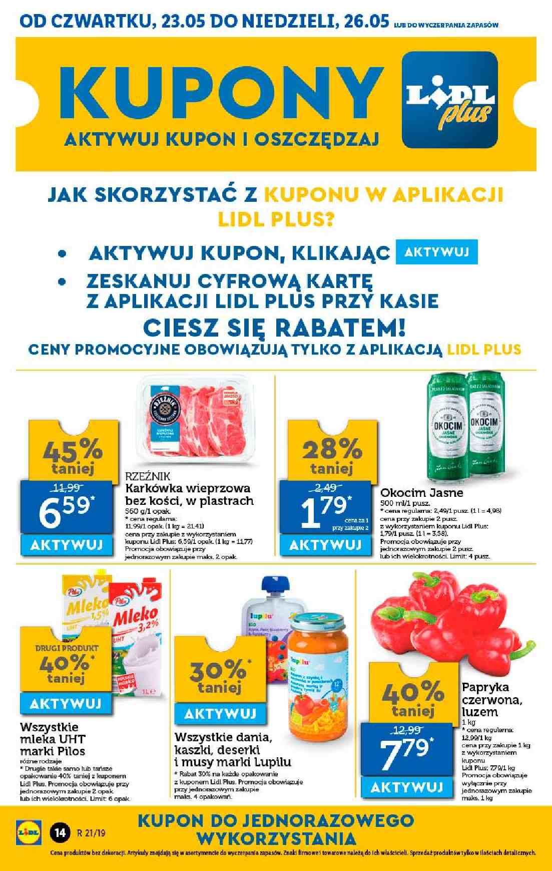 Gazetka promocyjna Lidl do 26/05/2019 str.14