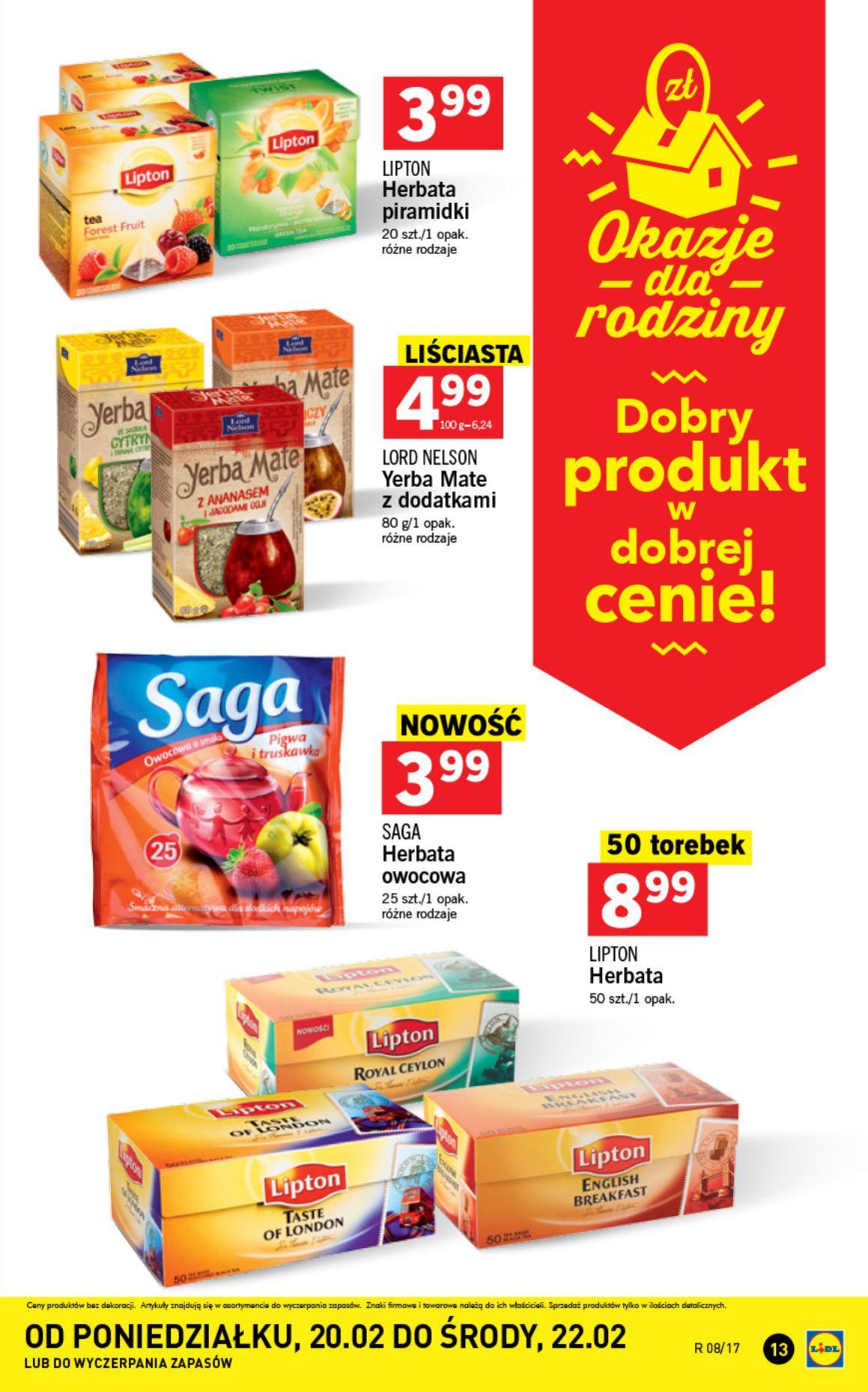 Gazetka promocyjna Lidl do 22/02/2017 str.13