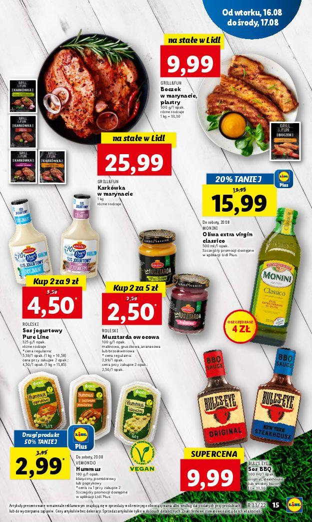 Gazetka promocyjna Lidl do 17/08/2022 str.15