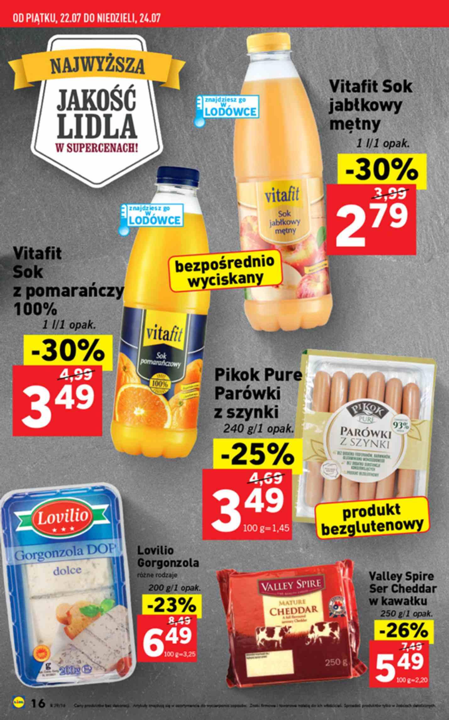 Gazetka promocyjna Lidl do 24/07/2016 str.16