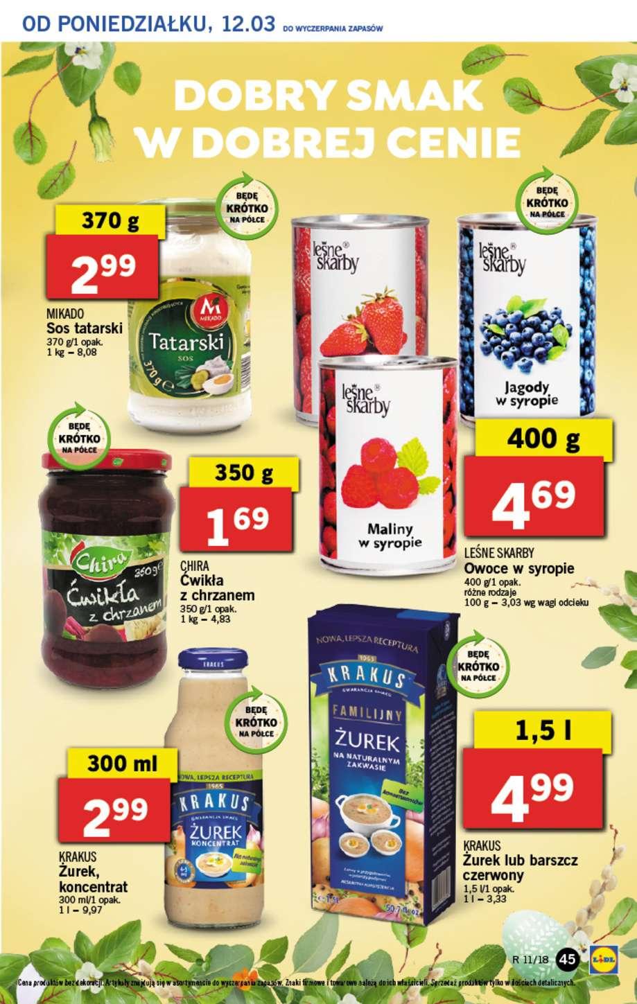 Gazetka promocyjna Lidl do 14/03/2018 str.45