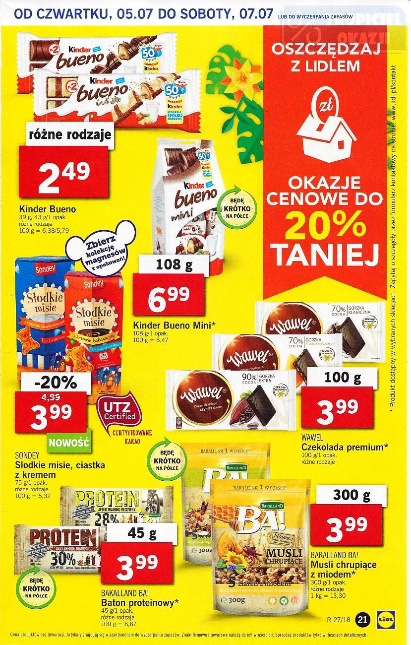 Gazetka promocyjna Lidl do 07/07/2018 str.21