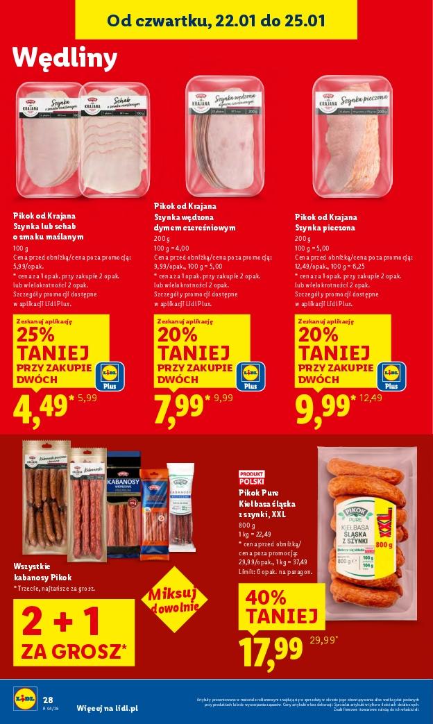 Gazetka promocyjna Lidl do 25/01/2026 str.28