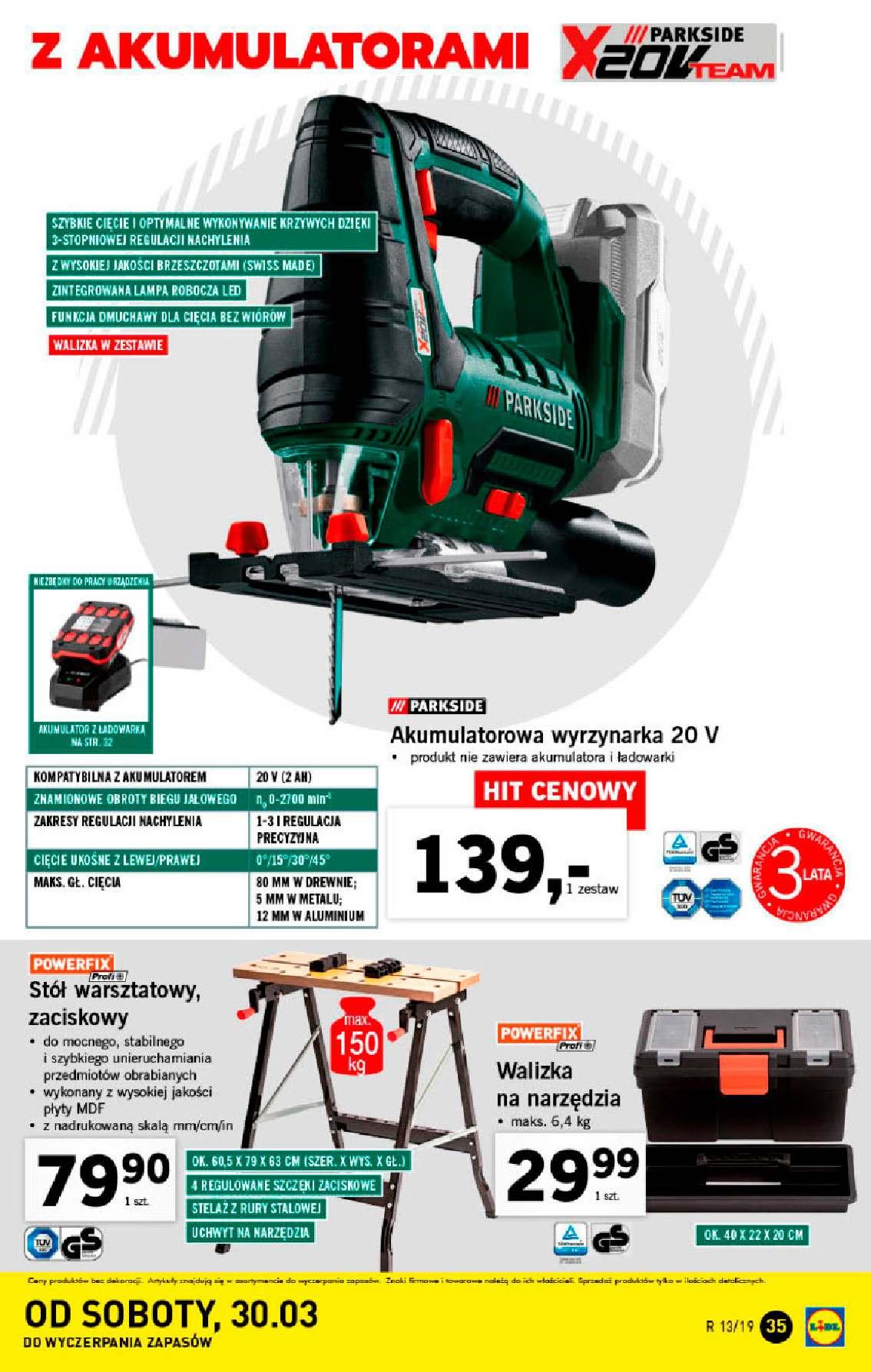 Gazetka promocyjna Lidl do 31/03/2019 str.35