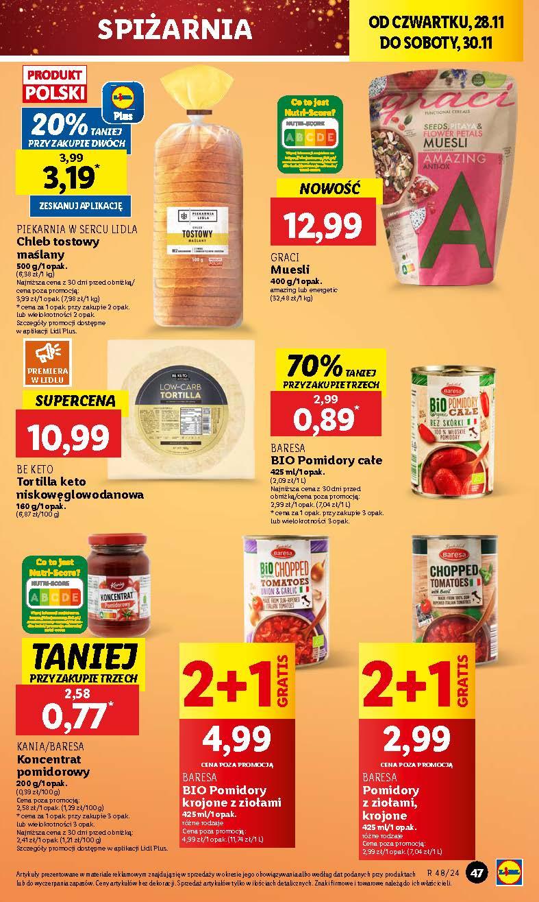 Gazetka promocyjna Lidl do 30/11/2024 str.47