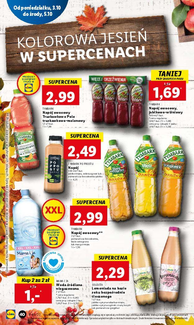 Gazetka promocyjna Lidl do 05/10/2022 str.40