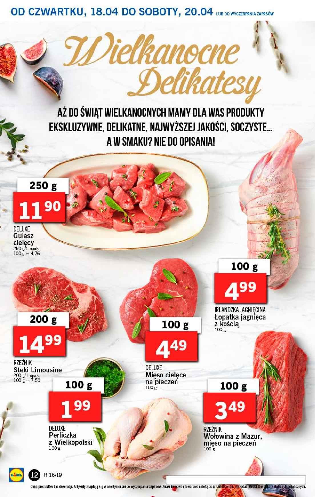 Gazetka promocyjna Lidl do 20/04/2019 str.12