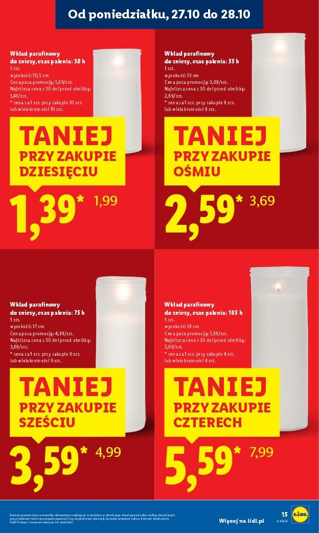 Gazetka promocyjna Lidl do 29/10/2025 str.15