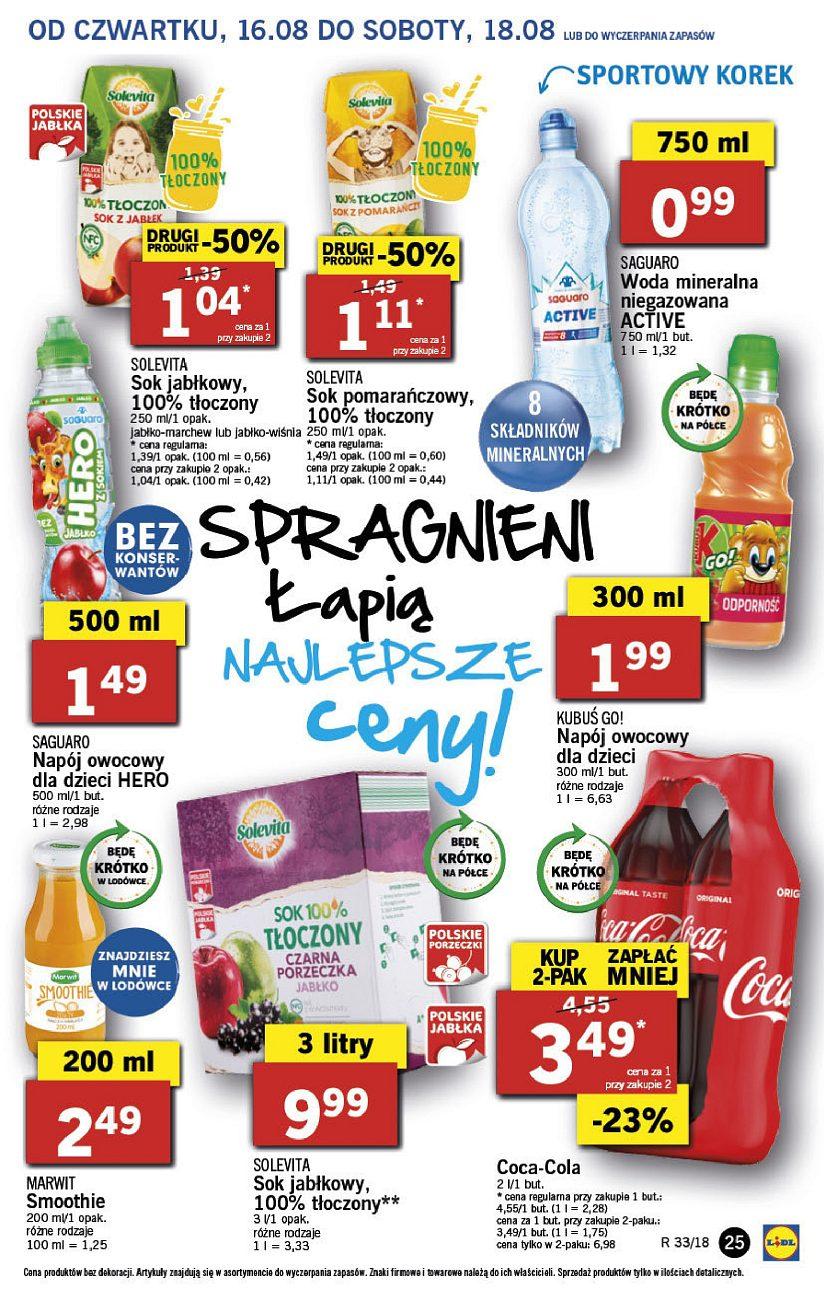 Gazetka promocyjna Lidl do 18/08/2018 str.25