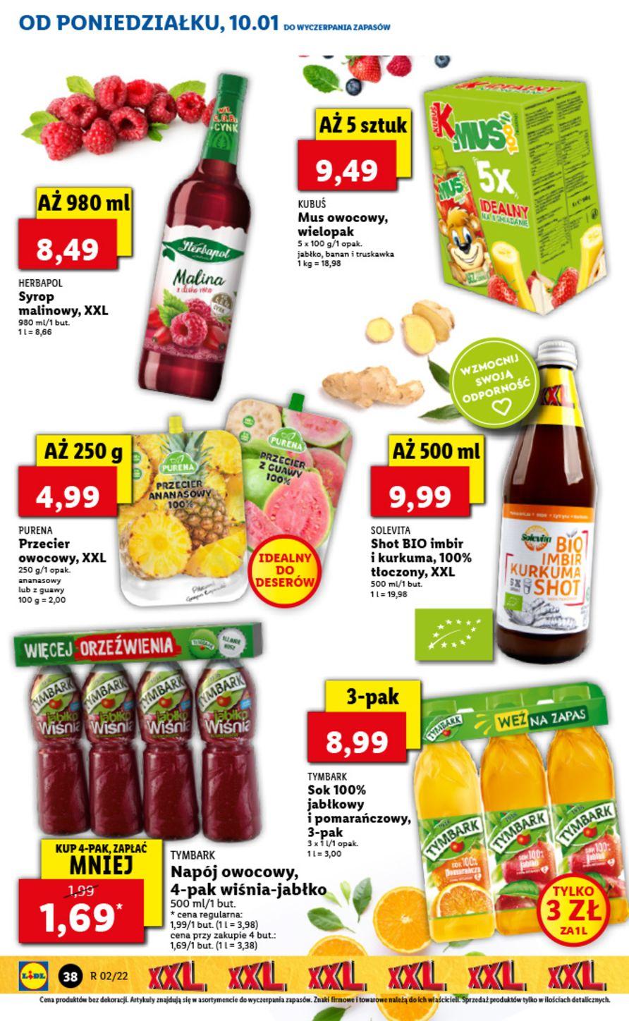 Gazetka promocyjna Lidl do 12/01/2022 str.38