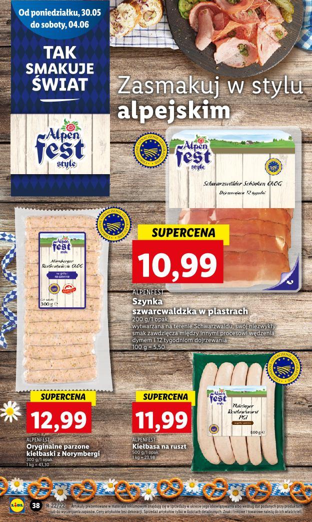 Gazetka promocyjna Lidl do 01/06/2022 str.38