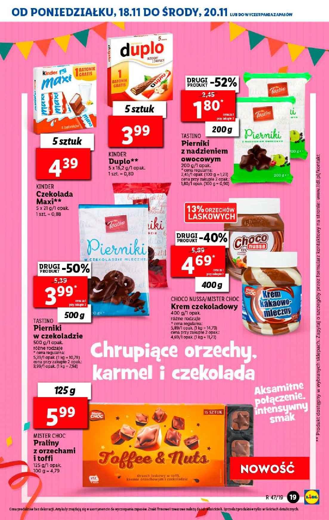 Gazetka promocyjna Lidl do 20/11/2019 str.19