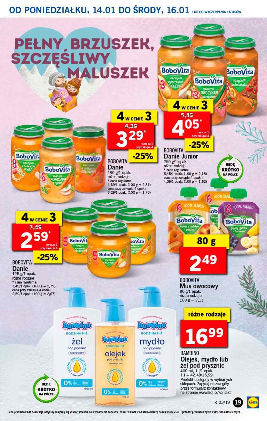 Gazetka promocyjna Lidl do 16/01/2019 str.19