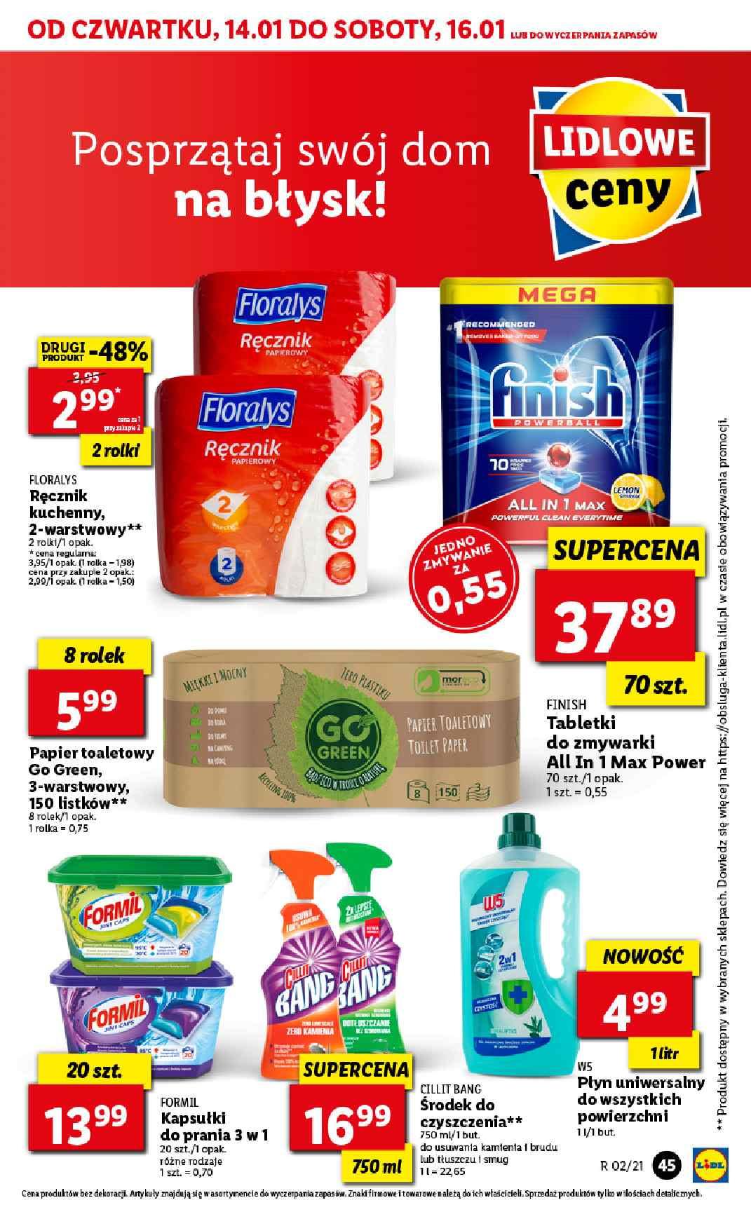 Gazetka promocyjna Lidl do 16/01/2021 str.45