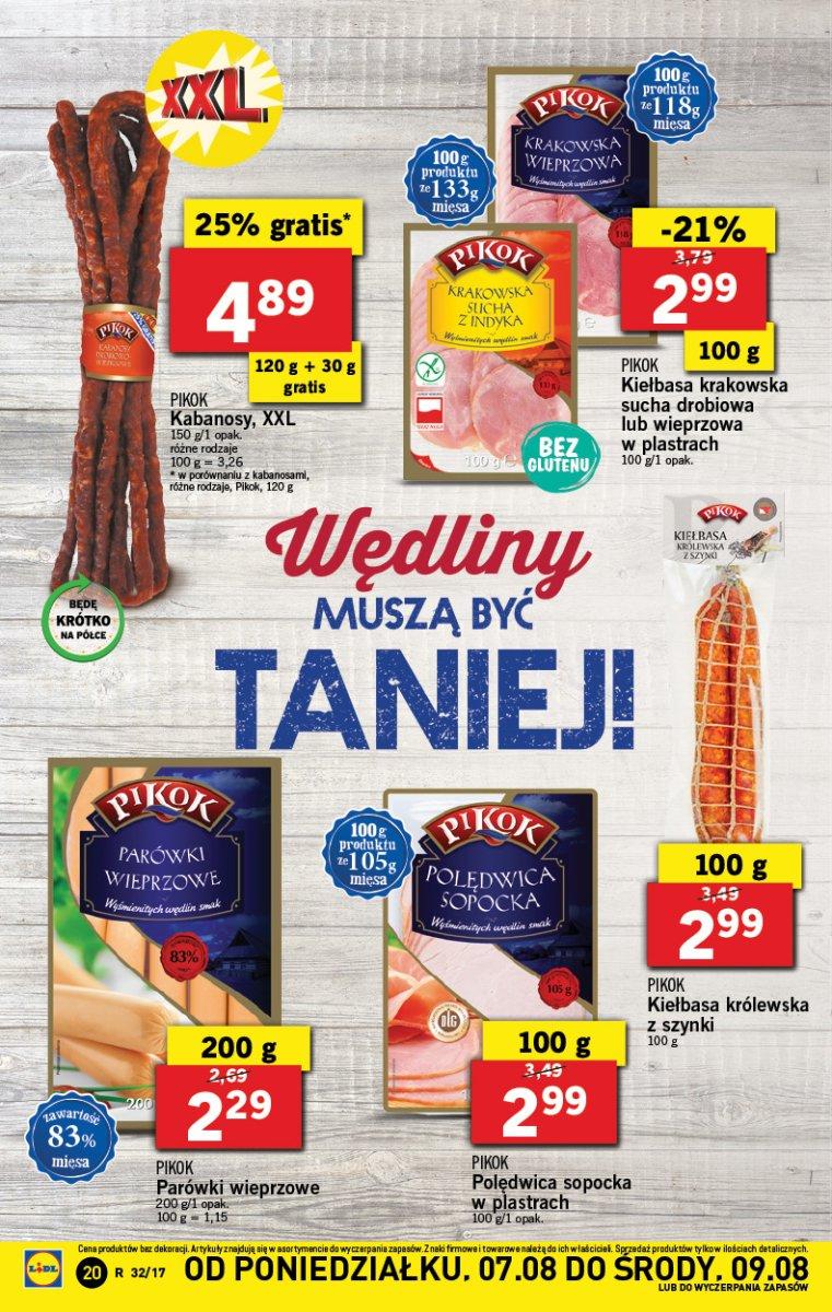 Gazetka promocyjna Lidl do 13/08/2017 str.20