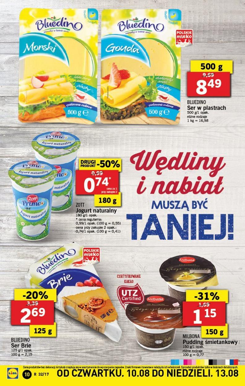 Gazetka promocyjna Lidl do 13/08/2017 str.10