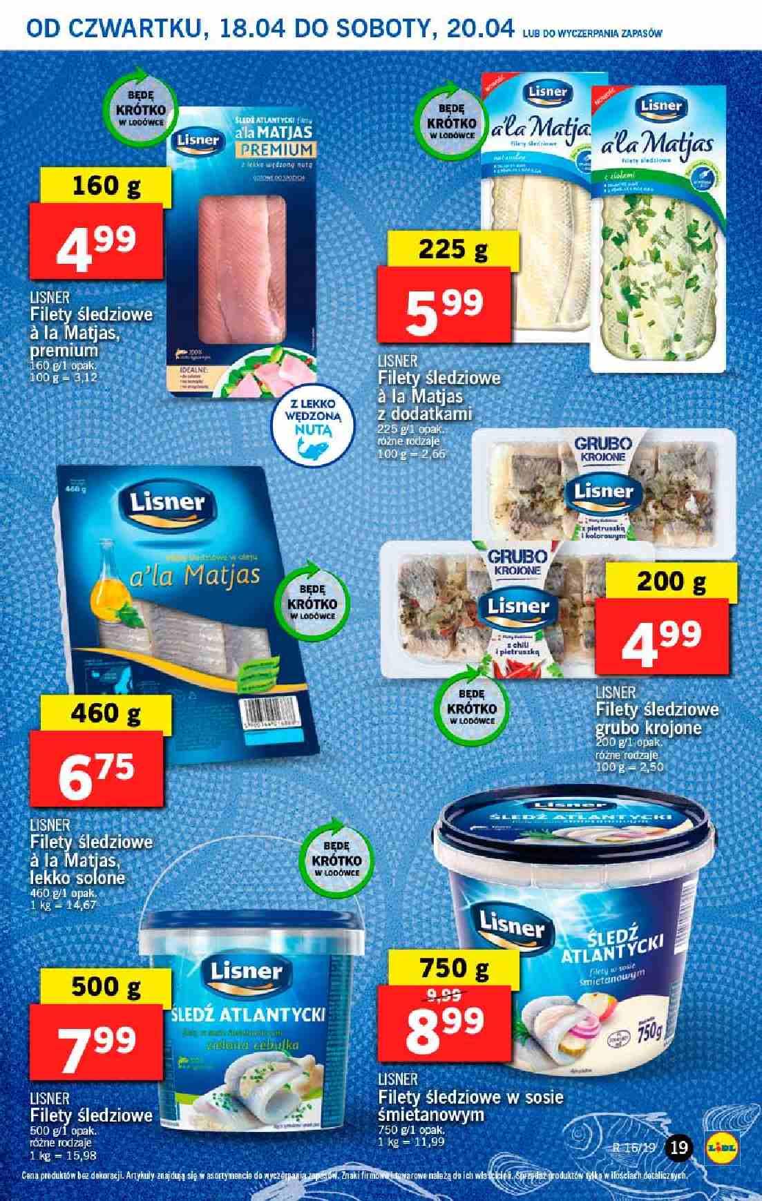 Gazetka promocyjna Lidl do 20/04/2019 str.19