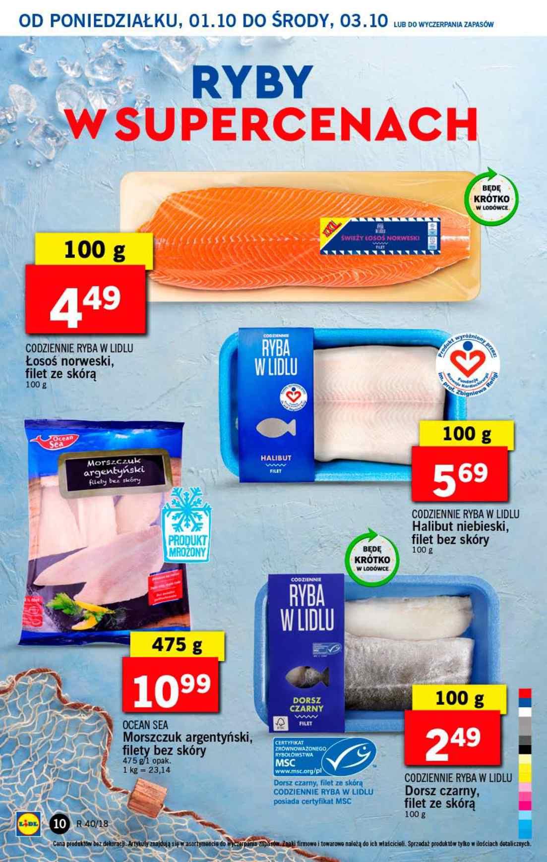 Gazetka promocyjna Lidl do 03/10/2018 str.10