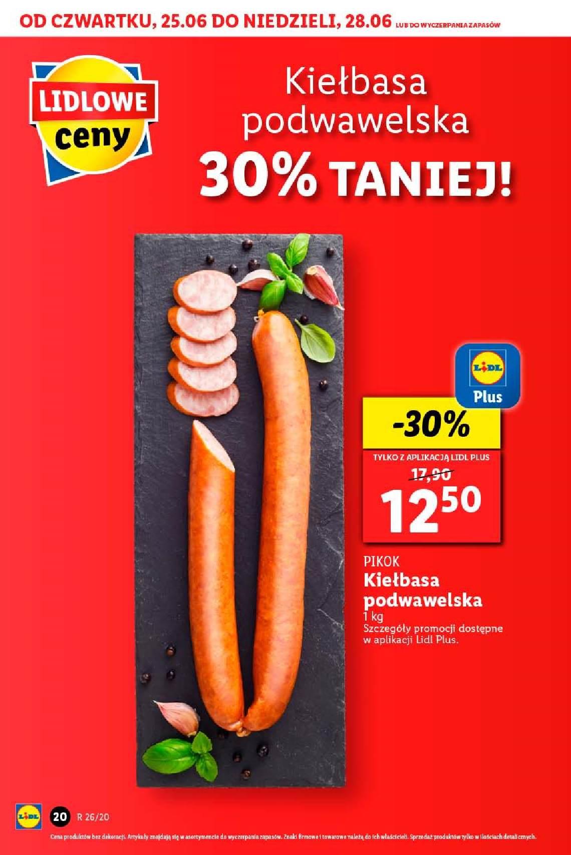 Gazetka promocyjna Lidl do 28/06/2020 str.20