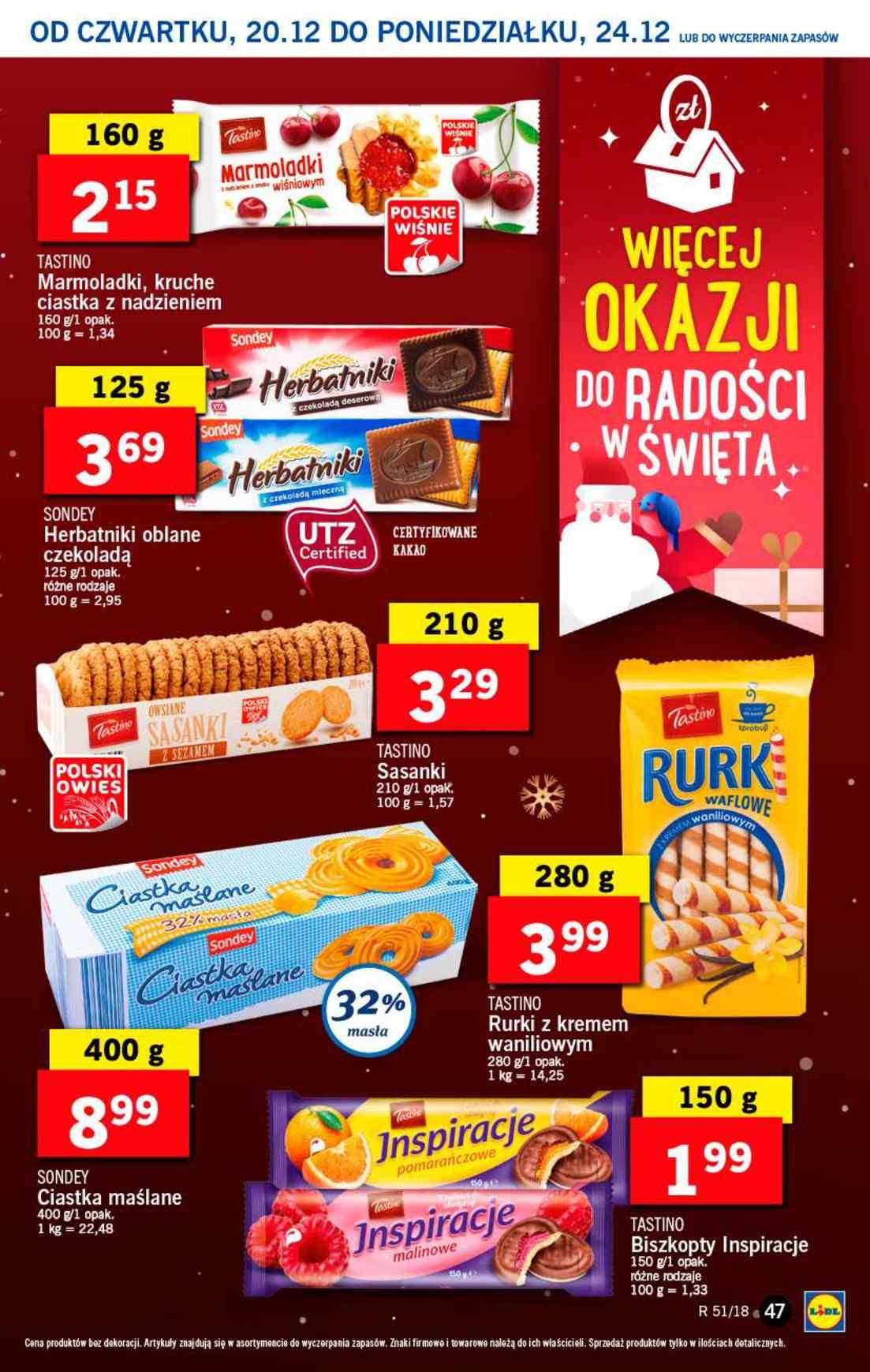 Gazetka promocyjna Lidl do 23/12/2018 str.47