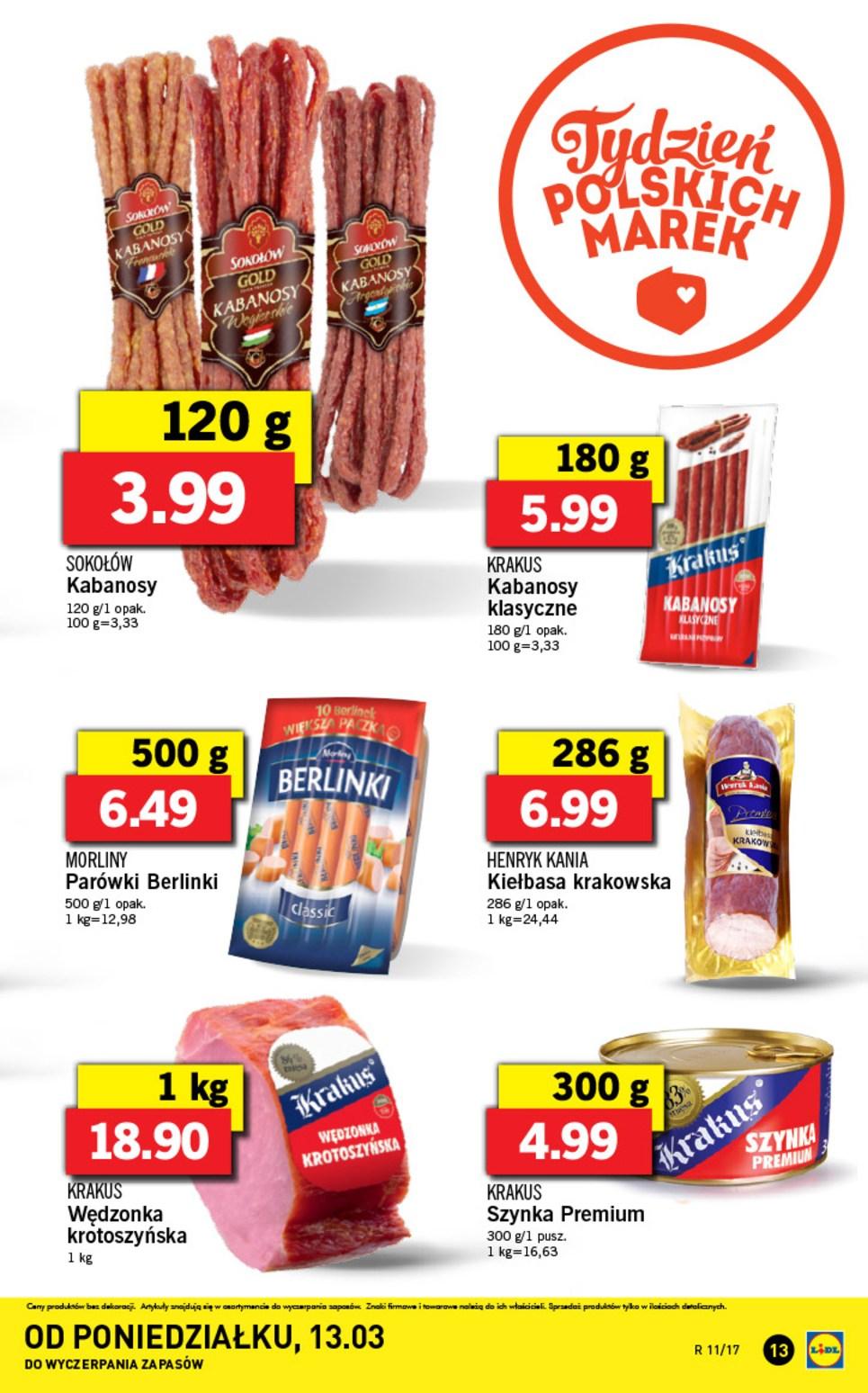 Gazetka promocyjna Lidl do 15/03/2017 str.13