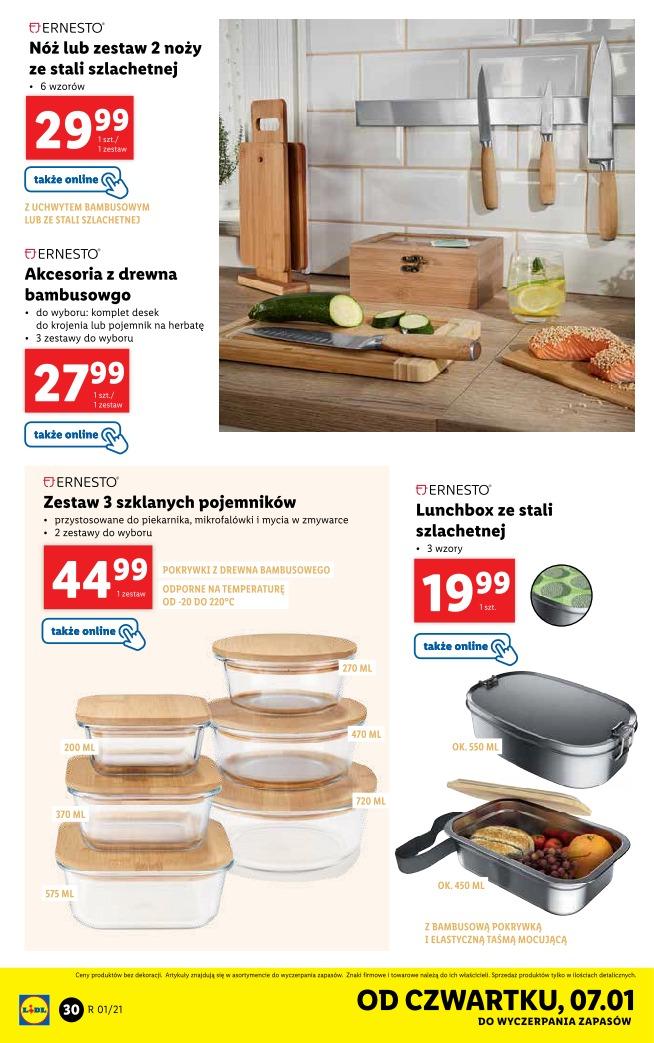 Gazetka promocyjna Lidl do 09/01/2021 str.30