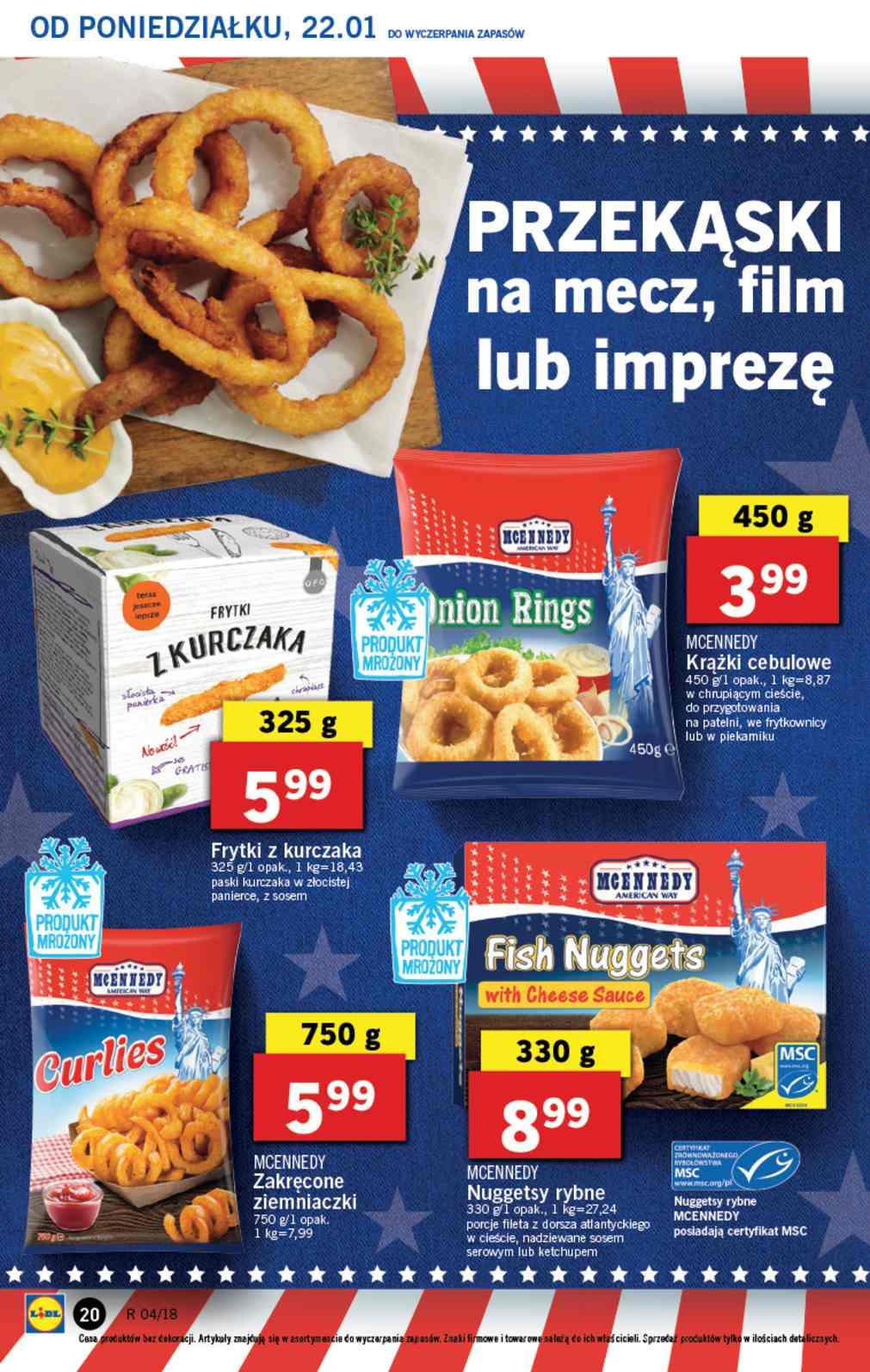 Gazetka promocyjna Lidl do 24/01/2018 str.20