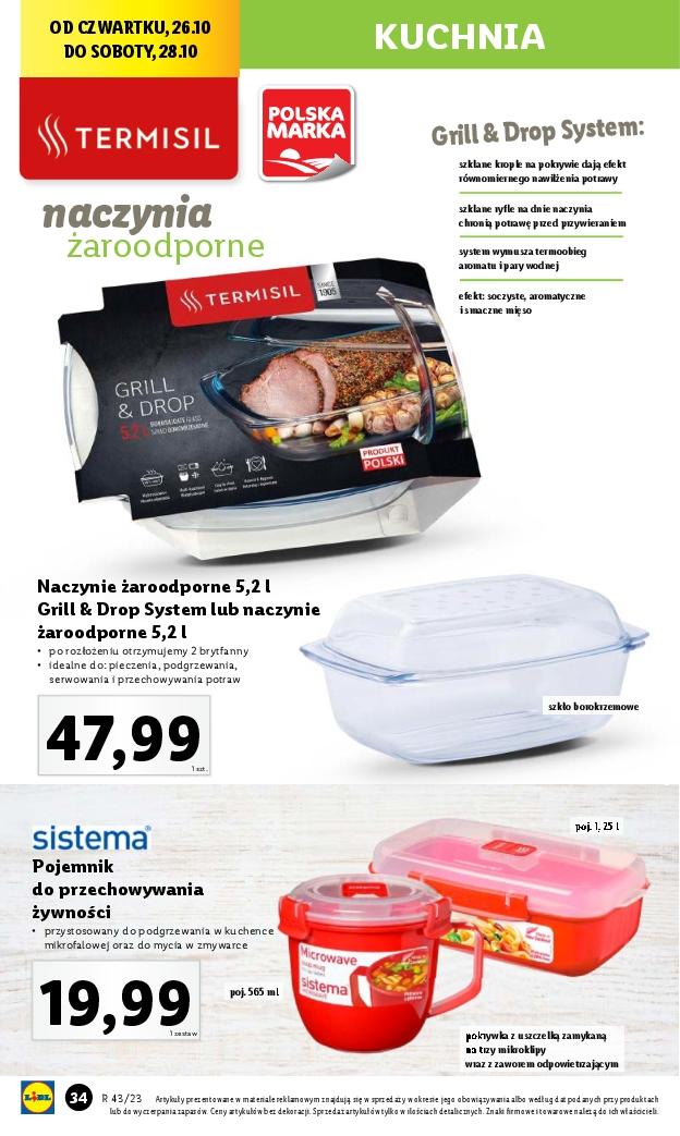 Gazetka promocyjna Lidl do 28/10/2023 str.34