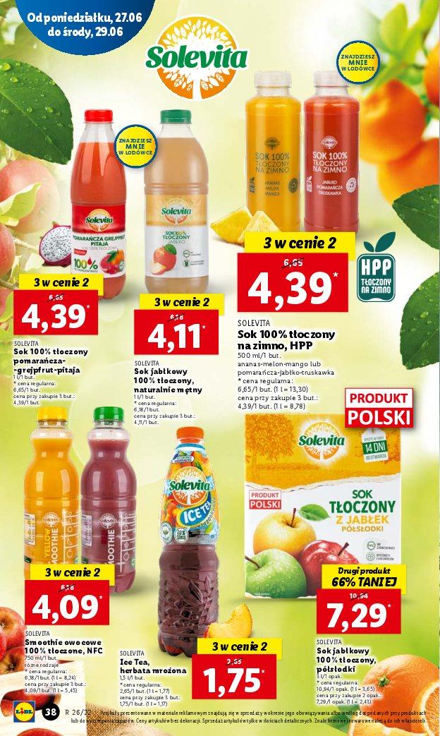 Gazetka promocyjna Lidl do 29/06/2022 str.38