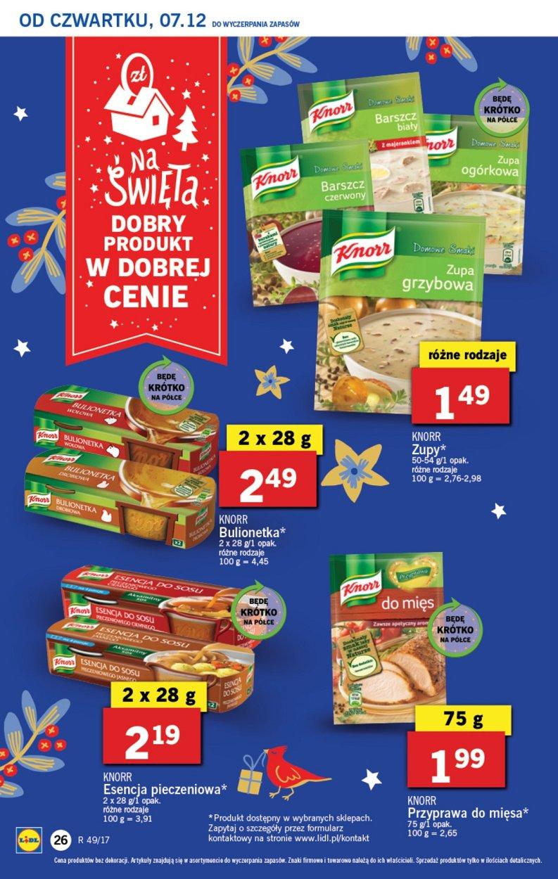 Gazetka promocyjna Lidl do 10/12/2017 str.26