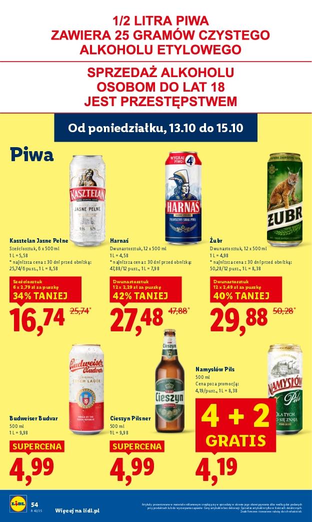 Gazetka promocyjna Lidl do 15/10/2025 str.54
