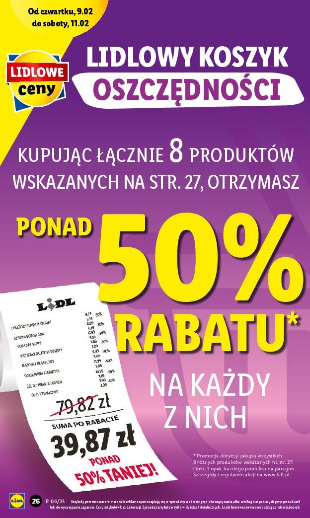 Gazetka promocyjna i reklamowa Lidl, "Gazetka od czwartku", od 09/02