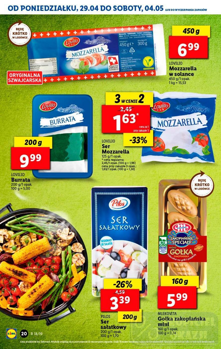 Gazetka promocyjna Lidl do 04/05/2019 str.20