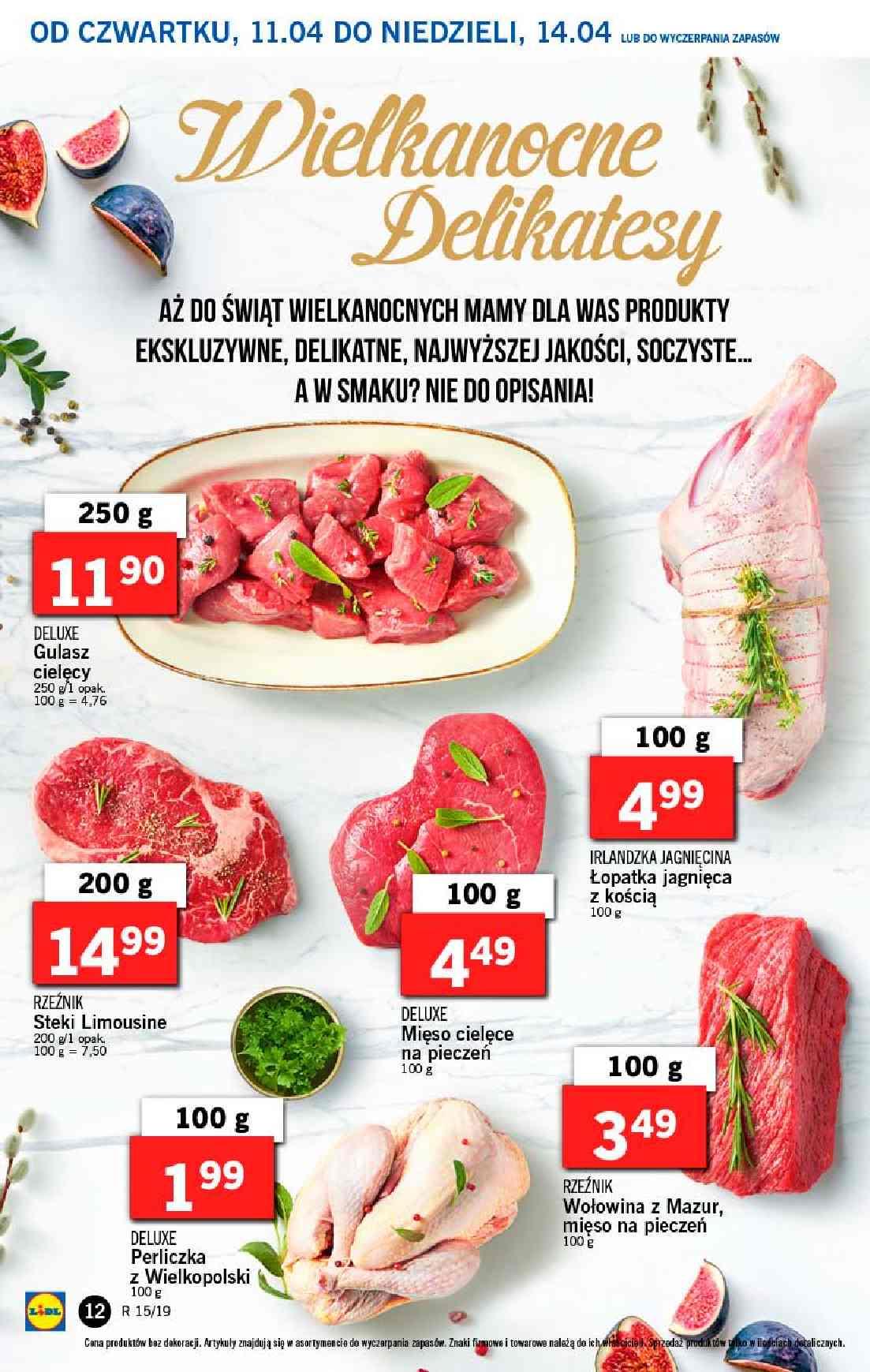 Gazetka promocyjna Lidl do 14/04/2019 str.12