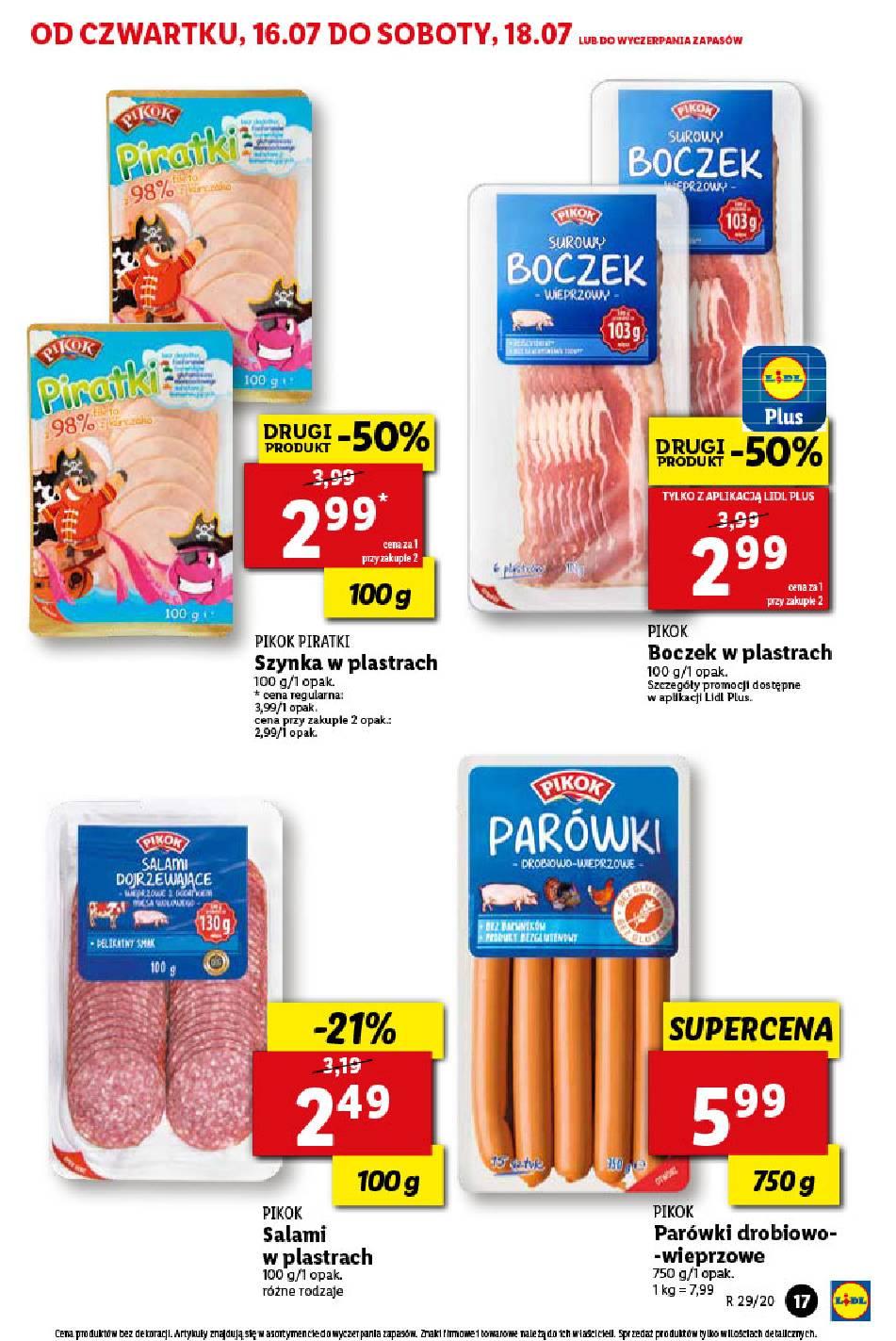 Gazetka promocyjna Lidl do 18/07/2020 str.17