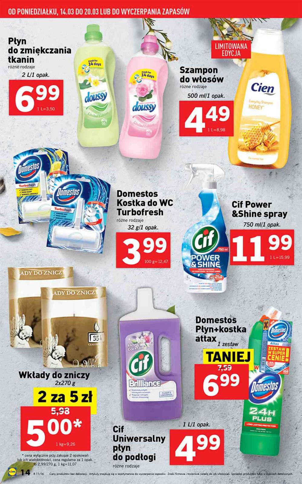 Gazetka promocyjna Lidl do 20/03/2016 str.14