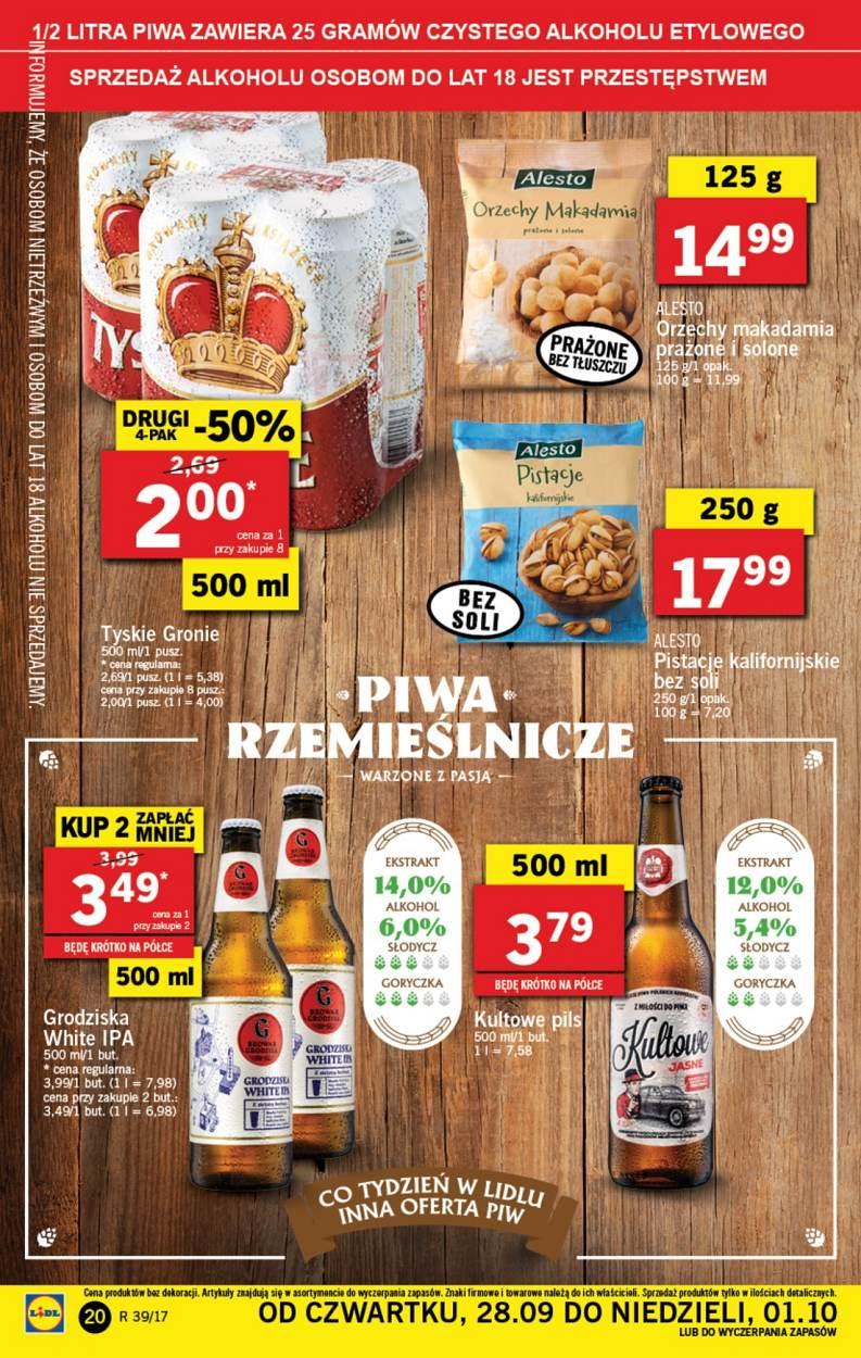 Gazetka promocyjna Lidl do 01/10/2017 str.20