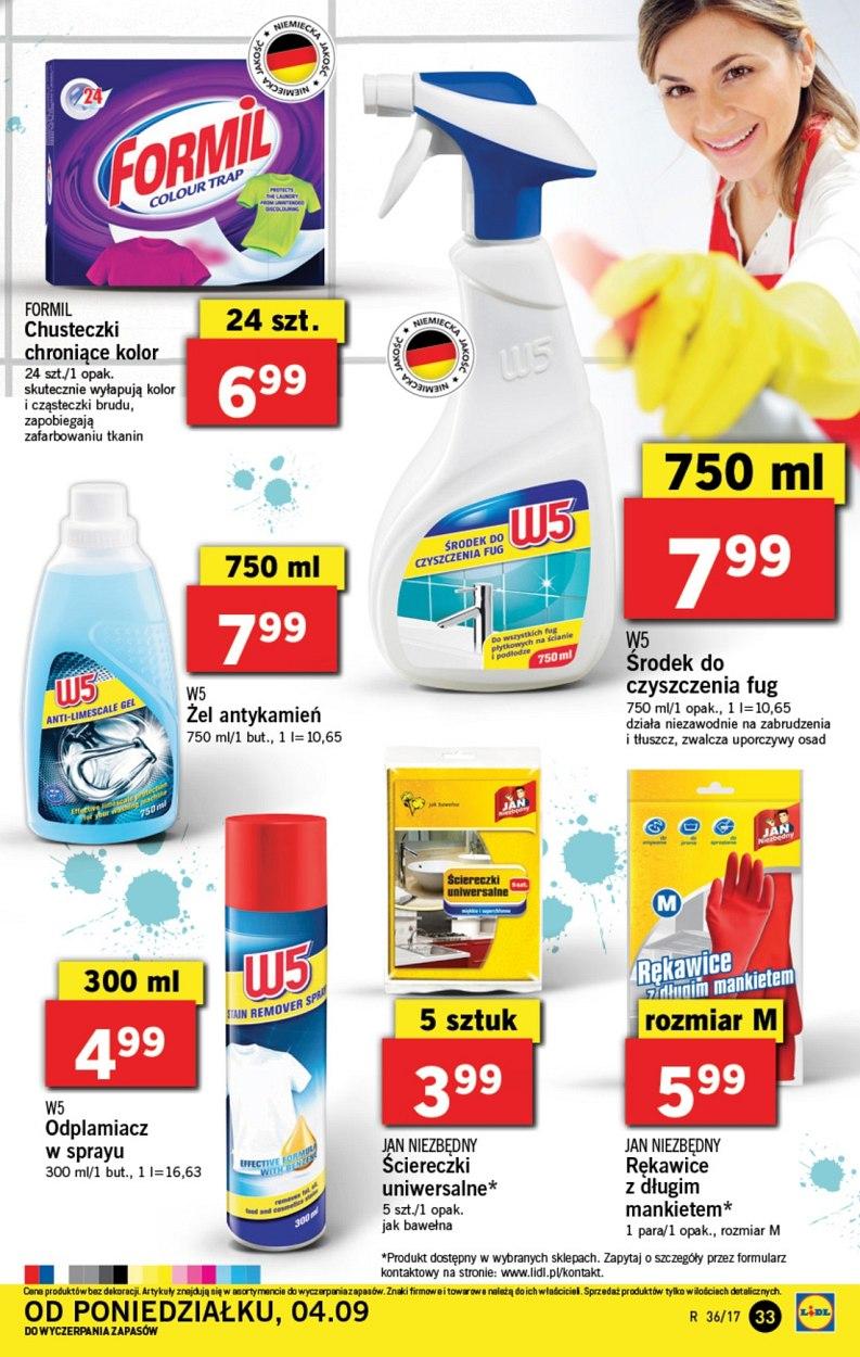 Gazetka promocyjna Lidl do 06/09/2017 str.33