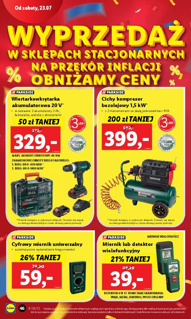 Gazetka promocyjna Lidl do 23/07/2022 str.46